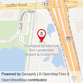 Courtyard by Marriott Fort Lauderdale Airport & Cruise Port on Gulf Stream Way,  Florida - location map