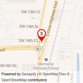 No Name Provided on South Dixie Highway West, Pompano Beach Florida - location map