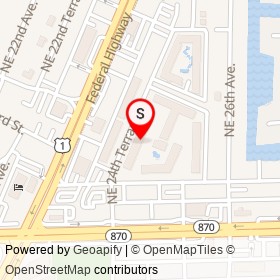 No Name Provided on Northeast 24th Terrace, Fort Lauderdale Florida - location map