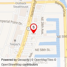 Red Lobster on Federal Highway, Fort Lauderdale Florida - location map