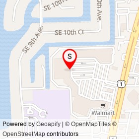 Walmart Neighborhood Market on Southeast 9th Terrace, Pompano Beach Florida - location map