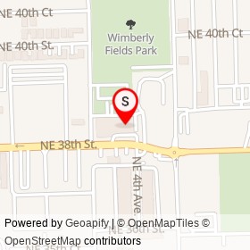 Oakland Park Fire Department Department Fire Station 9 on Northeast 38th Street,  Florida - location map