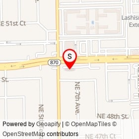Tire Kingdom on East Commercial Boulevard,  Florida - location map