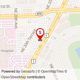 Wells Fargo on Federal Highway, Fort Lauderdale Florida - location map