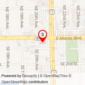 CVS Pharmacy on East Atlantic Boulevard, Pompano Beach Florida - location map