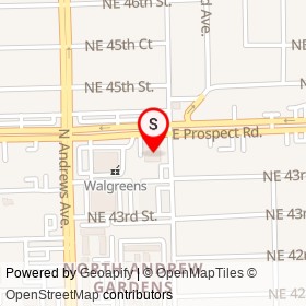 Bank of America on East Prospect Road,  Florida - location map