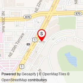 Starbucks on Federal Highway, Fort Lauderdale Florida - location map