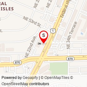 Courtyard by Marriott Fort Lauderdale East/Lauderdale-by-the-Sea on Federal Highway, Fort Lauderdale Florida - location map