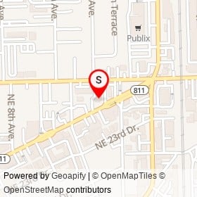 Rosie's Bar and Grill on Wilton Drive,  Florida - location map