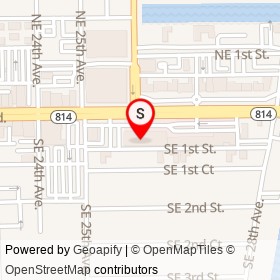 26° Brewing Company on Southeast 1st Street, Pompano Beach Florida - location map