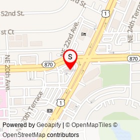 Bank of America on Federal Highway, Fort Lauderdale Florida - location map