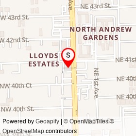 Happy House on North Andrews Avenue,  Florida - location map