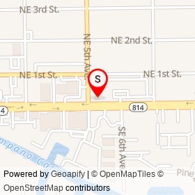 BP on East Atlantic Boulevard, Pompano Beach Florida - location map