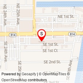 Family Dollar on Southeast 1st Street, Pompano Beach Florida - location map