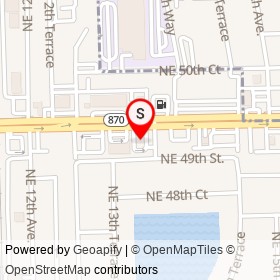 McDonald's on East Commercial Boulevard, Fort Lauderdale Florida - location map