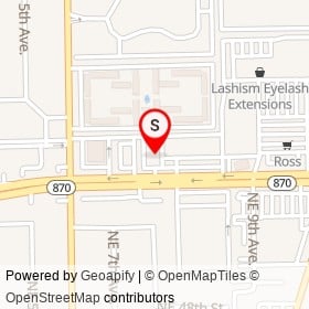 Dunkin' Donuts on East Commercial Boulevard,  Florida - location map
