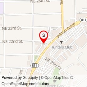 Sushi Rock on Northeast 22nd Street,  Florida - location map