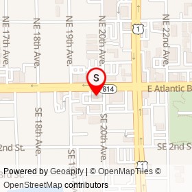 Lester's Diner on East Atlantic Boulevard, Pompano Beach Florida - location map