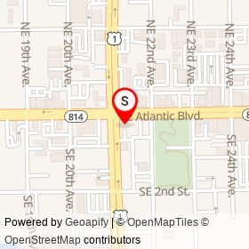 Bank United on Federal Highway, Pompano Beach Florida - location map
