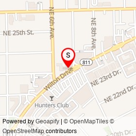The Pub Wilton Manors on Wilton Drive,  Florida - location map