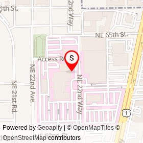 Broward Health Imperial Point on Access Road, Fort Lauderdale Florida - location map