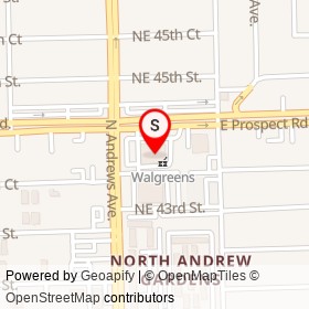 Walgreens on East Prospect Road,  Florida - location map