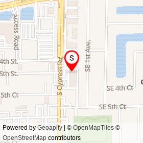 Play By Play Sports Bar and Grill on South Cypress Road, Pompano Beach Florida - location map
