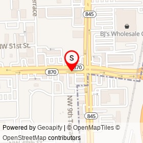 Major League Heros on West Commercial Boulevard, Fort Lauderdale Florida - location map