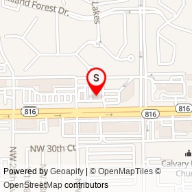 Pizza Hut on West Oakland Park Boulevard,  Florida - location map