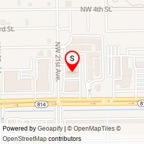 Mexican Supermarket on Northwest 21st Avenue, Pompano Beach Florida - location map