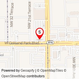 IHOP on West Oakland Park Boulevard,  Florida - location map