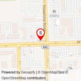 Shell on West Cypress Creek Road, Fort Lauderdale Florida - location map