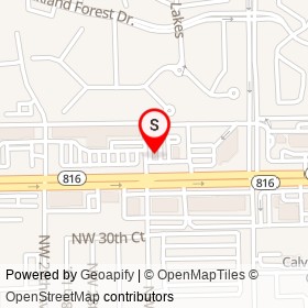 Long John Silver's on West Oakland Park Boulevard,  Florida - location map