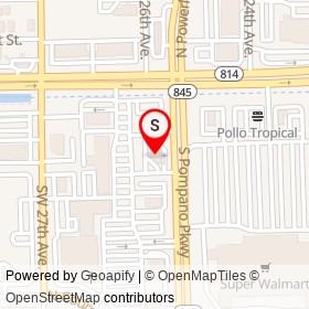 Bank of America on South Pompano Parkway, Pompano Beach Florida - location map