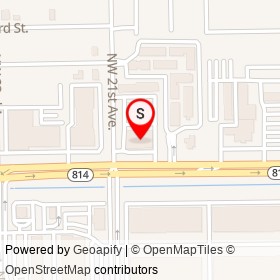 Office Furniture on Northwest 21st Avenue, Pompano Beach Florida - location map