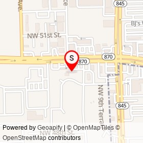 KFC on Northwest 49th Street, Fort Lauderdale Florida - location map