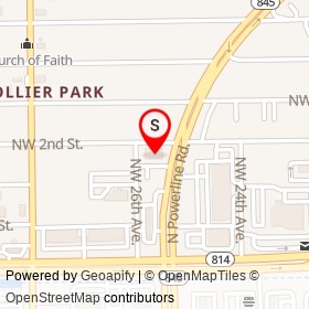 Advance Auto Parts on Northwest 2nd Street, Pompano Beach Florida - location map