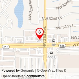 KFC on West Oakland Park Boulevard,  Florida - location map