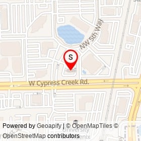 TD Bank (Corporate Park Center) on Northwest 62nd Street, Fort Lauderdale Florida - location map