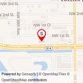 Taco Bell on West Atlantic Boulevard, Pompano Beach Florida - location map