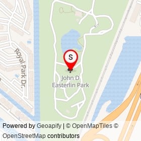 John D Easterlin Park on ,  Florida - location map