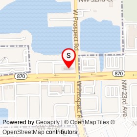 Speedway on West Commercial Boulevard, Fort Lauderdale Florida - location map