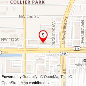 MetroPCS on West Atlantic Boulevard, Pompano Beach Florida - location map