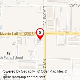 Wendy's on Dr. Martin Luther King Boulevard, Pompano Beach Florida - location map