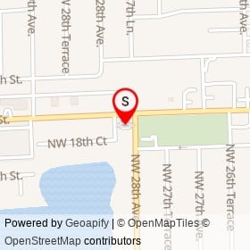 Ivory's on Northwest 28th Avenue, Fort Lauderdale Florida - location map