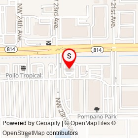 Wells Fargo on Northwest 23rd Avenue, Pompano Beach Florida - location map