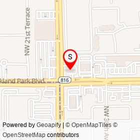 Chevron on Northwest 31st Avenue,  Florida - location map