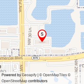 No Name Provided on West Commercial Boulevard, Fort Lauderdale Florida - location map