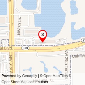 La Parrilla Rotisserie & Grill on West Commercial Boulevard, Fort Lauderdale Florida - location map