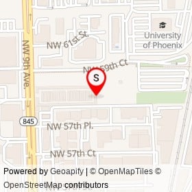 Public Storage on Northwest 9th Avenue, Fort Lauderdale Florida - location map